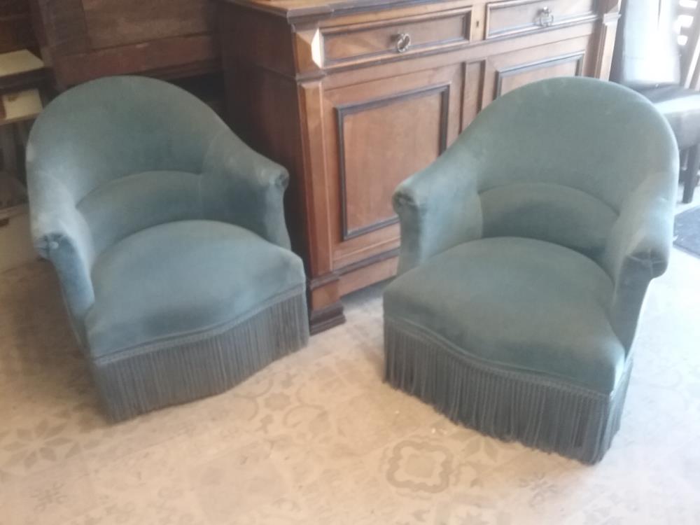 FAUTEUIL CRAPEAU BLEU