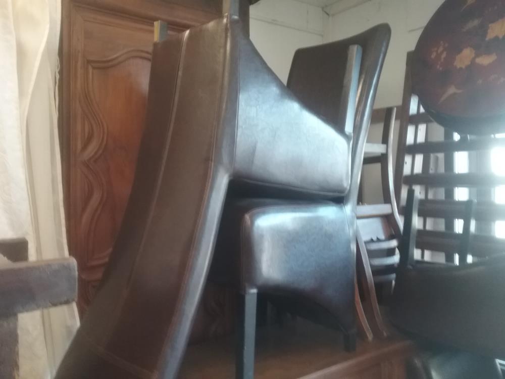 4 CHAISES SKAI
