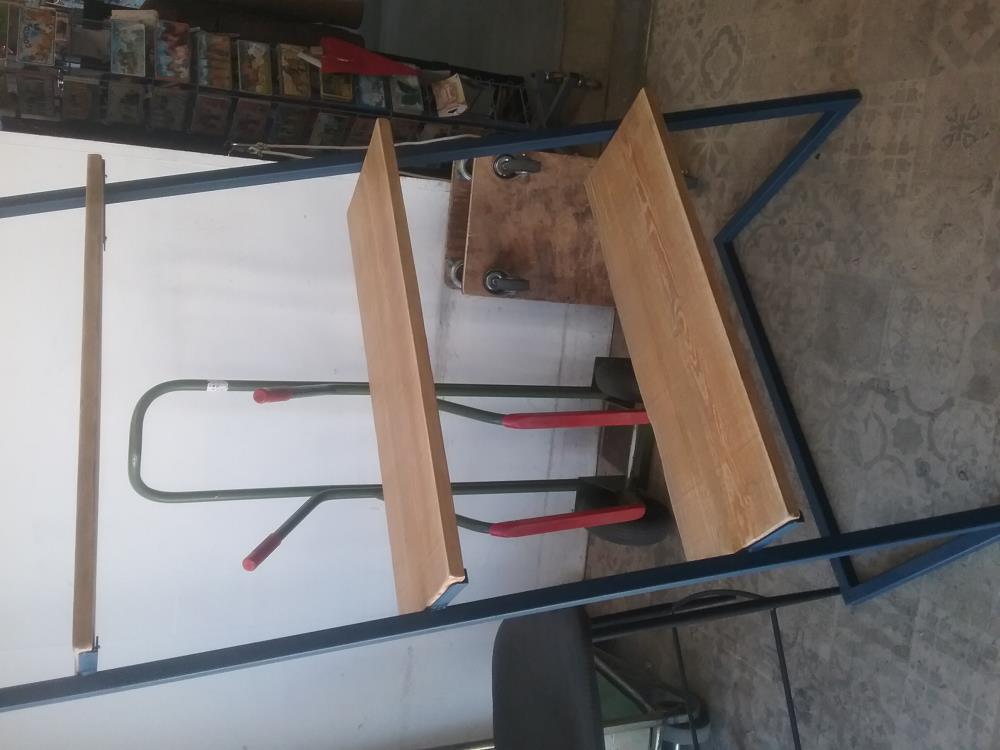 ETAGERE MURALE BOIS METAL