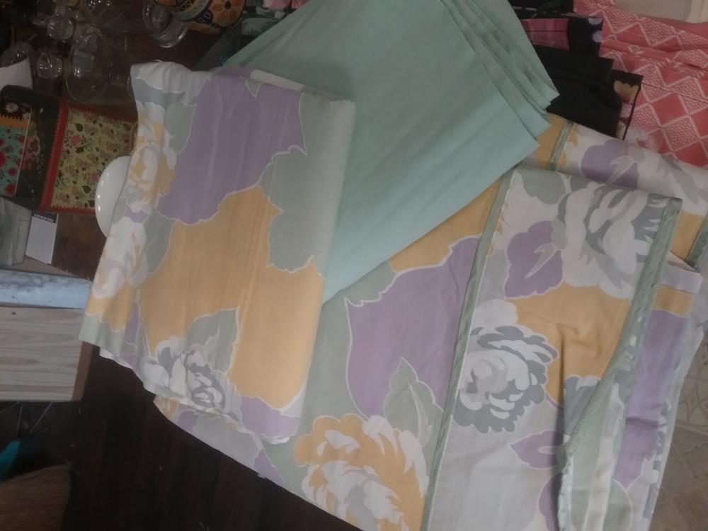 JEU DE DRAPS FLEURI 3P