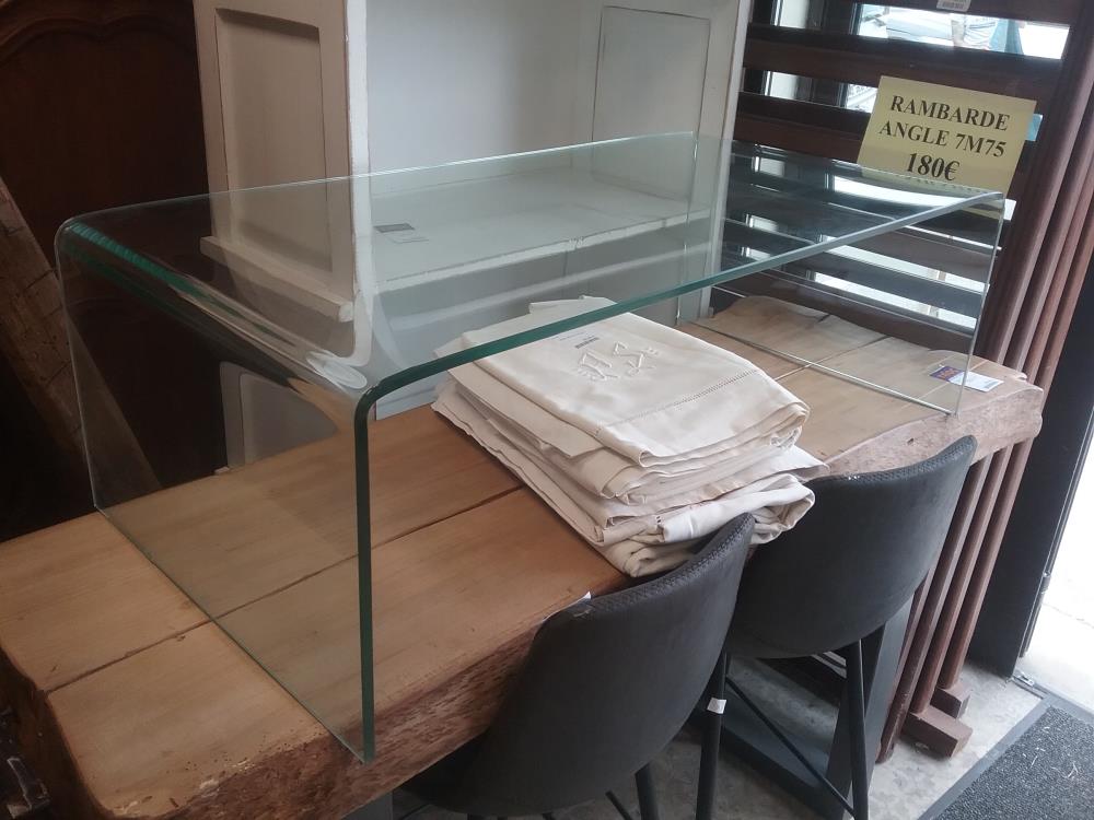 TABLE BASSE VERRE