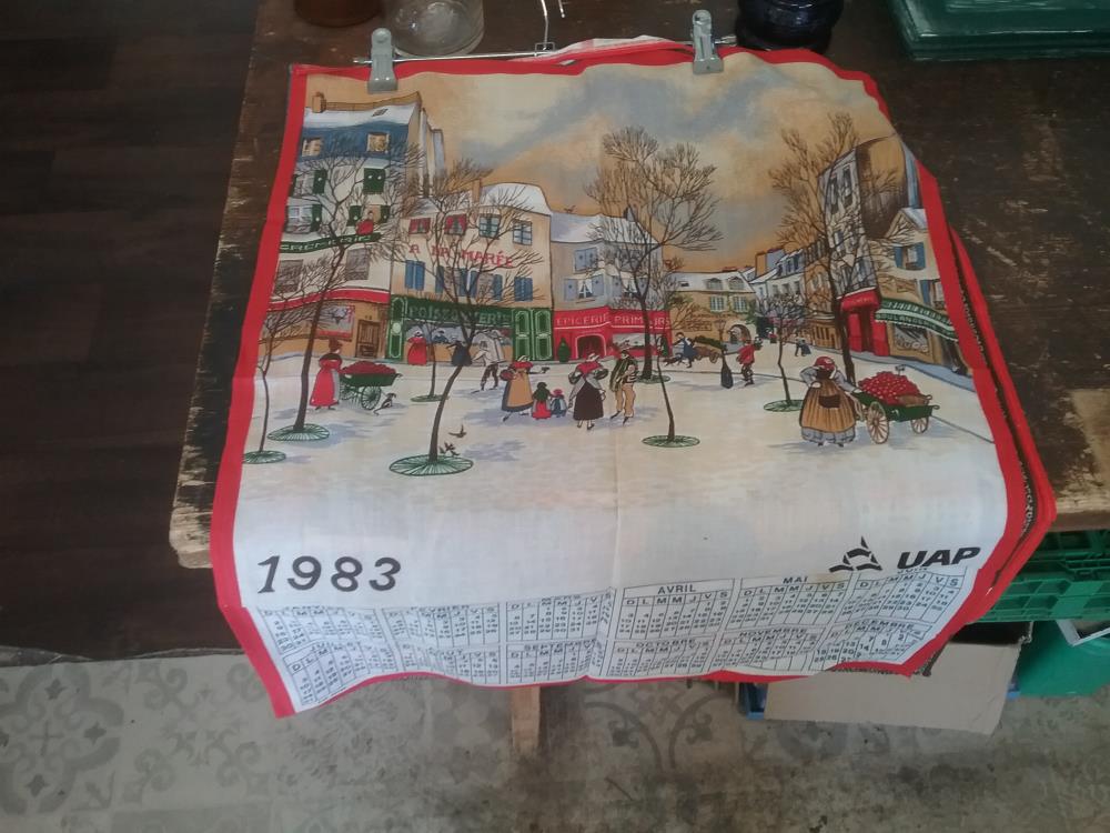 TORCHON CALENDRIER