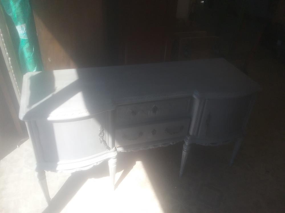 MEUBLE CONSOLE 2P2T GRIS 