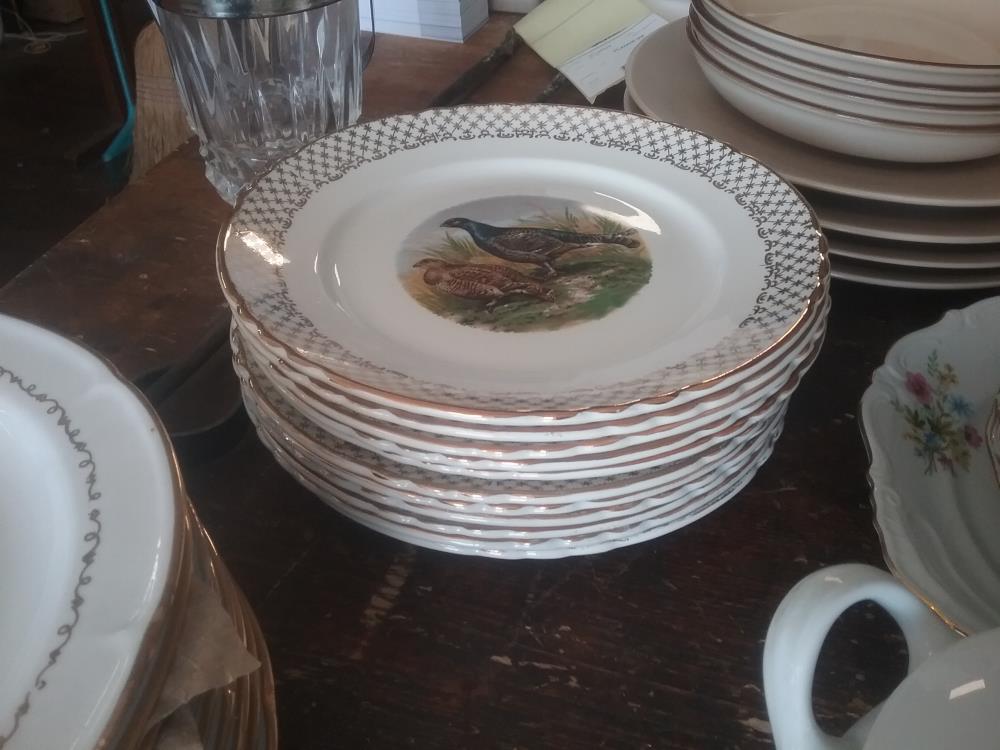 11 ASSIETTES CHASSES 