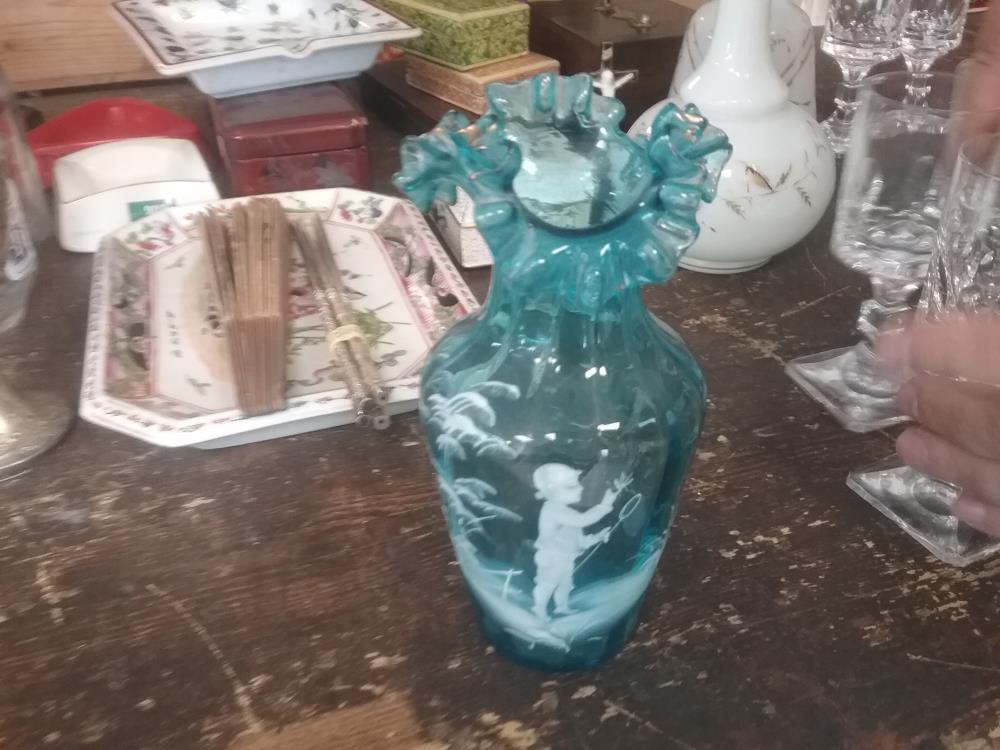 VASE BLEU ANCIEN