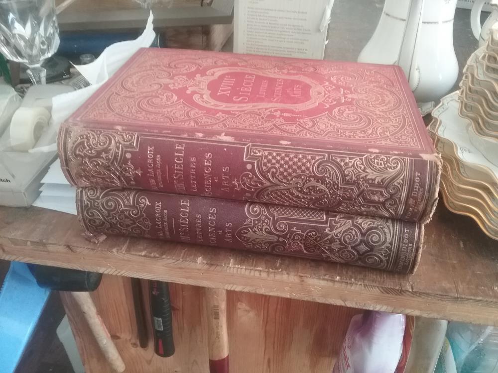 LIVRE ANCIEN ROUGE LACROIX
