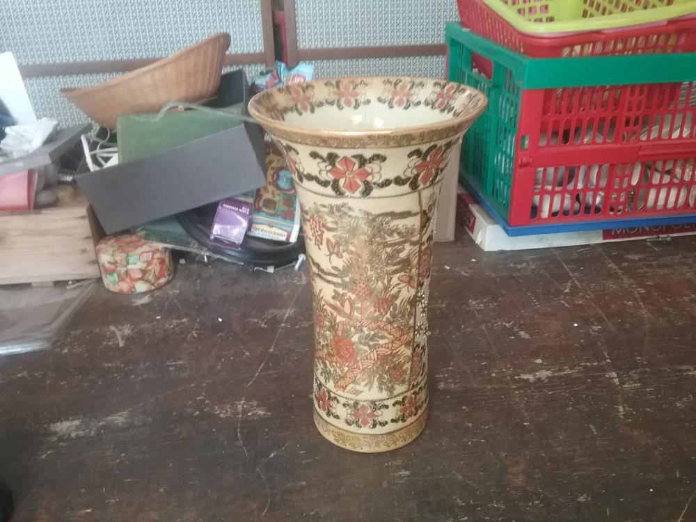 VASE SATSUMA CHINE