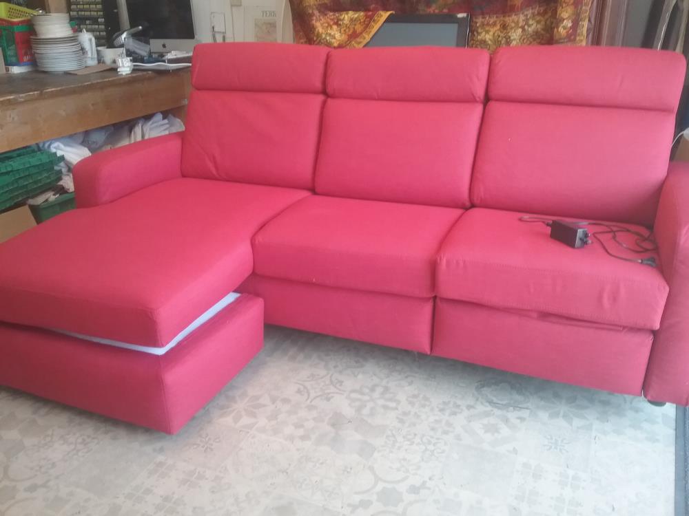 CANAPE 3P A 4P ROUGE POLTRONESOFA