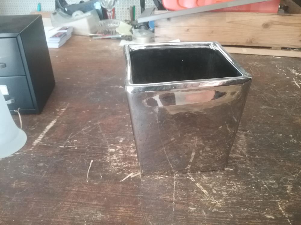 CACHE POT ARGENT 