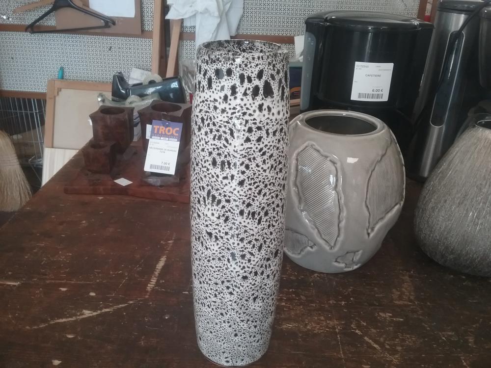 VASE LONG EMAILLE FLAME
