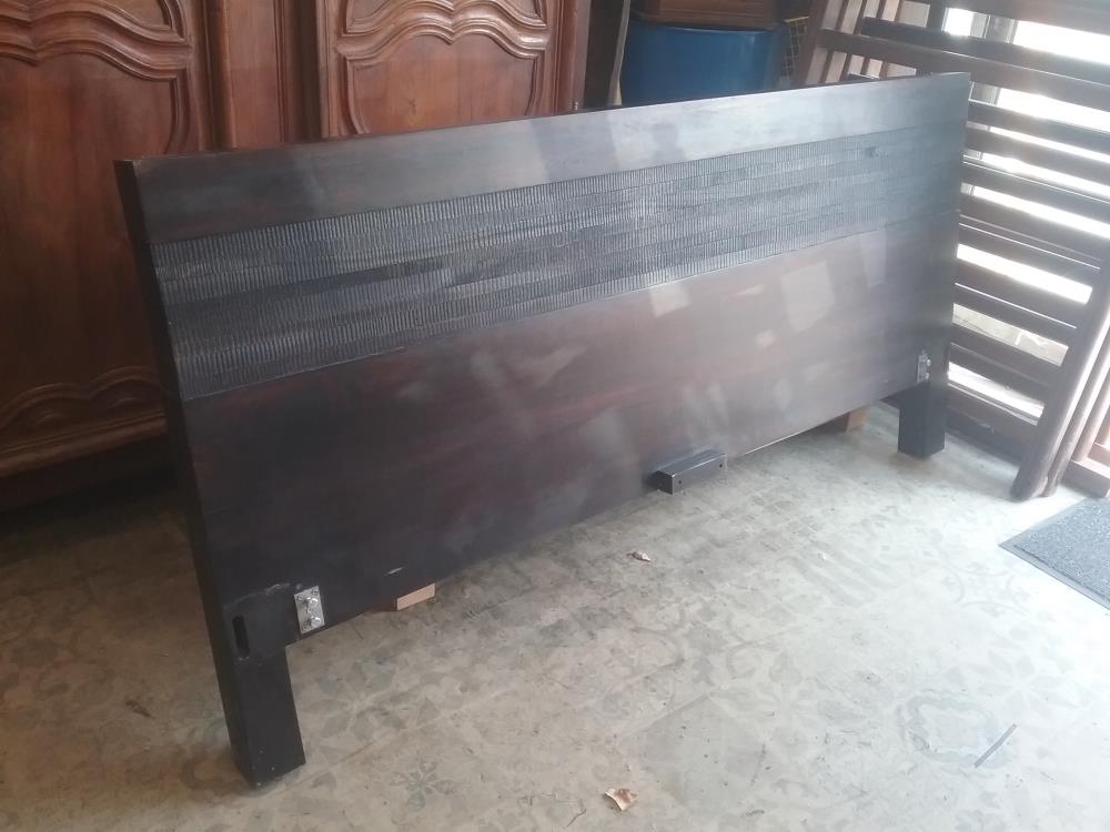 LIT WENGE BOIS EXOTIQUE 160X200