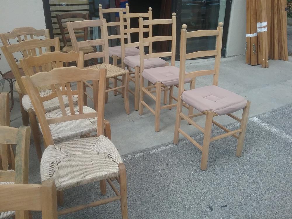 4 CHAISES SABLEES 16