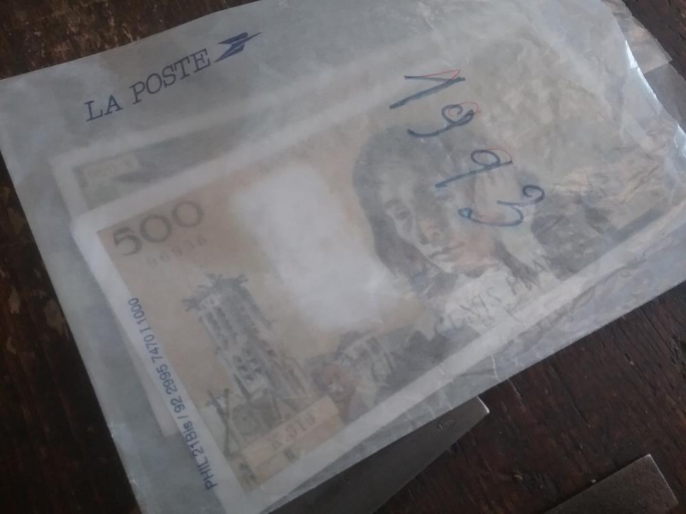 BILLETS FRANCS ANCKENS