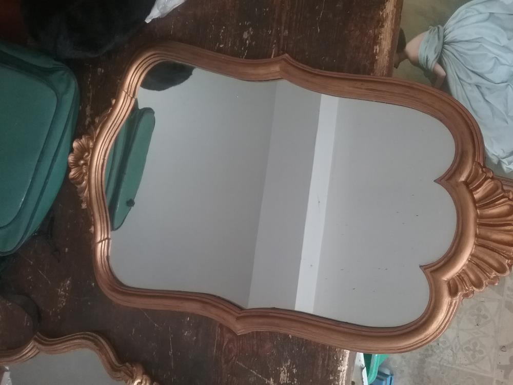 MIROIR DORE 