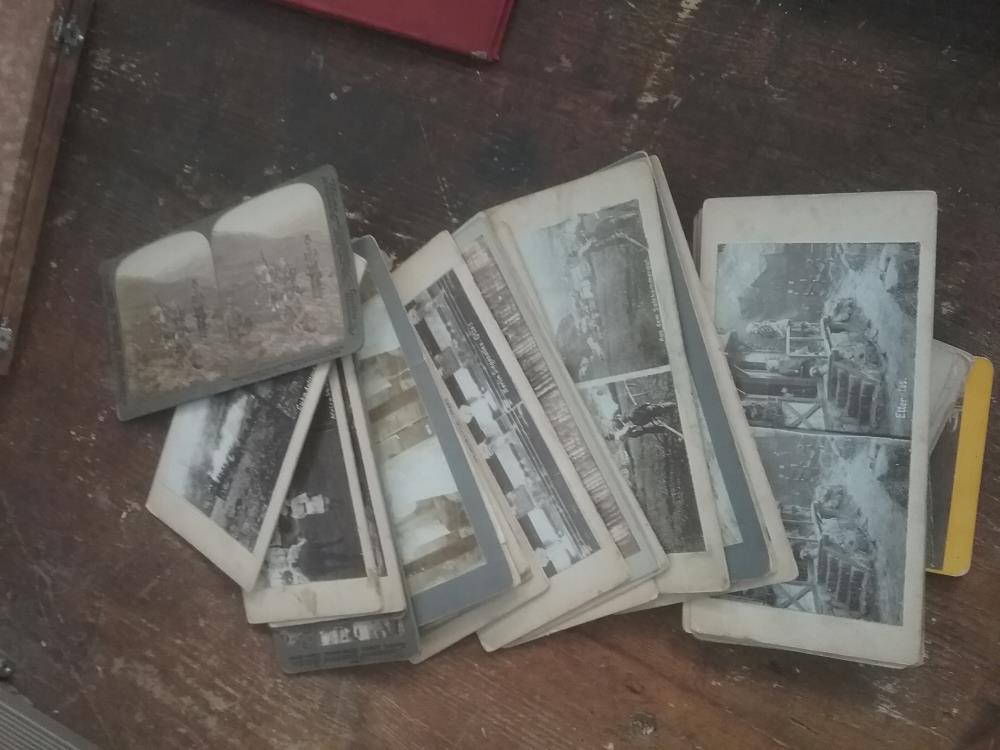 PHOTO STEREOSCOPE ANCIENNES 