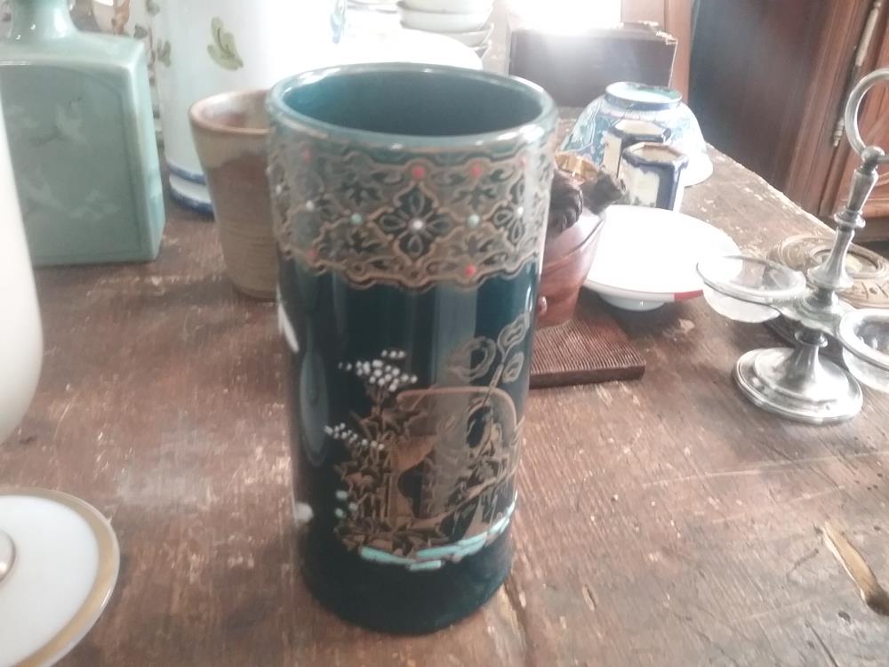 VASE EMAILLE CRAPAUD