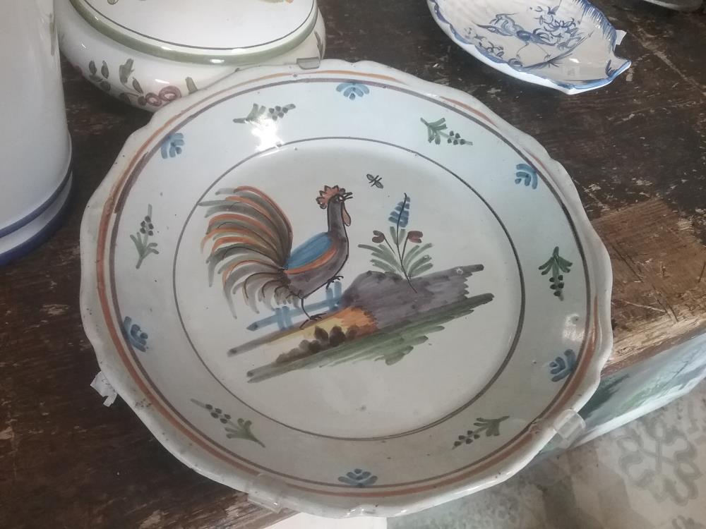 ASSIETTE AU COQ 19'