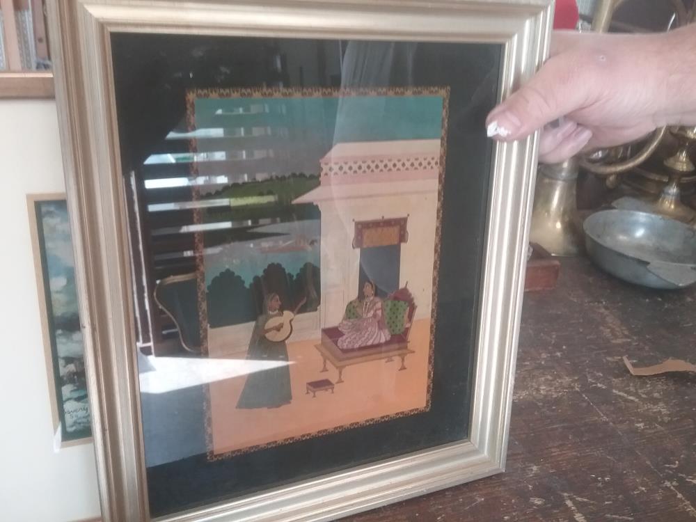 PEINTURE SUR VERRE INDE