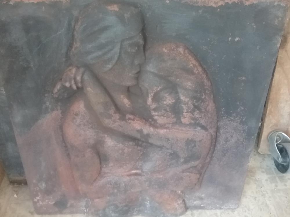 PLAQUE DE CHEMINEE AMOUREUX