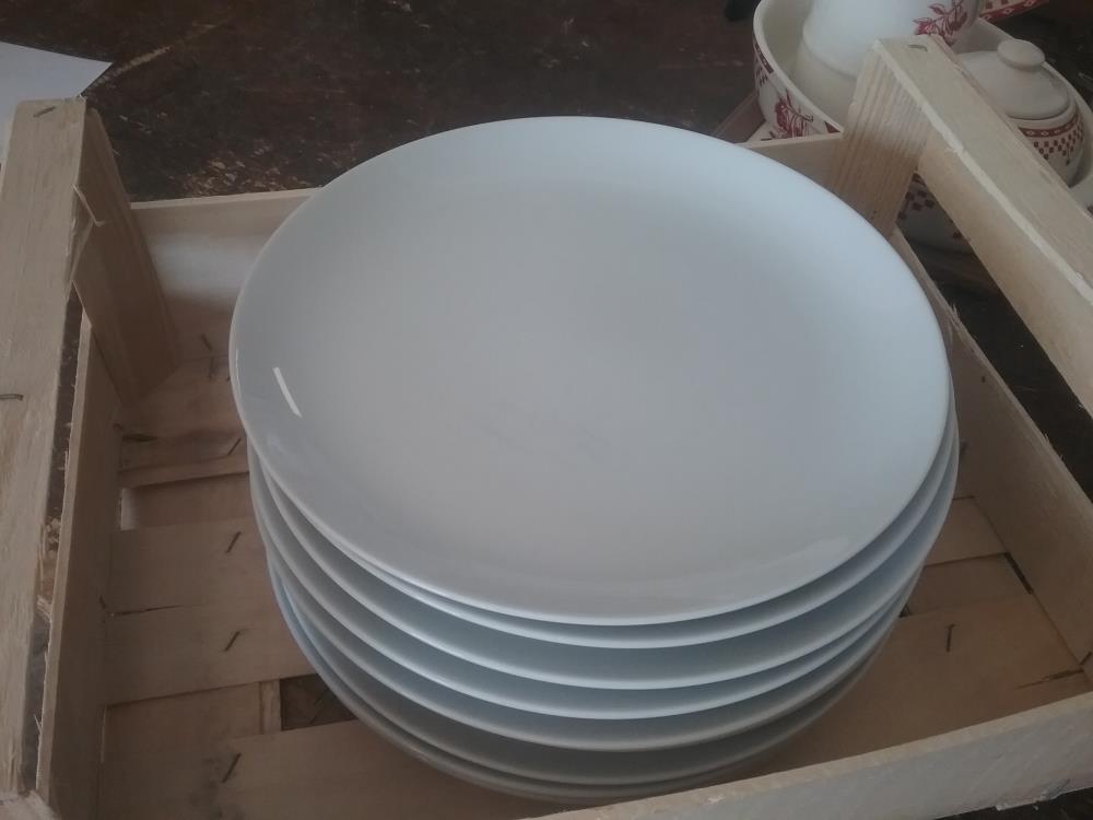 10 ASSIETTES BLANCHES