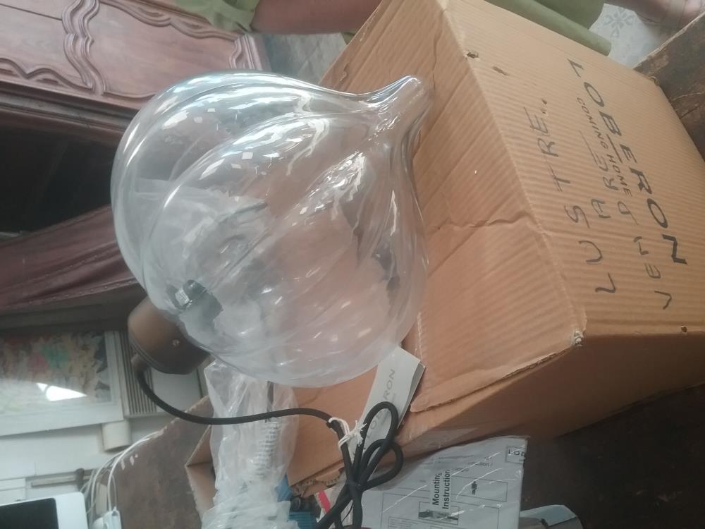SUSPENSION VERRE NEUVE