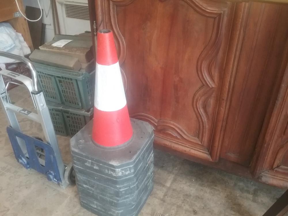 CONE DE CHANTIER 