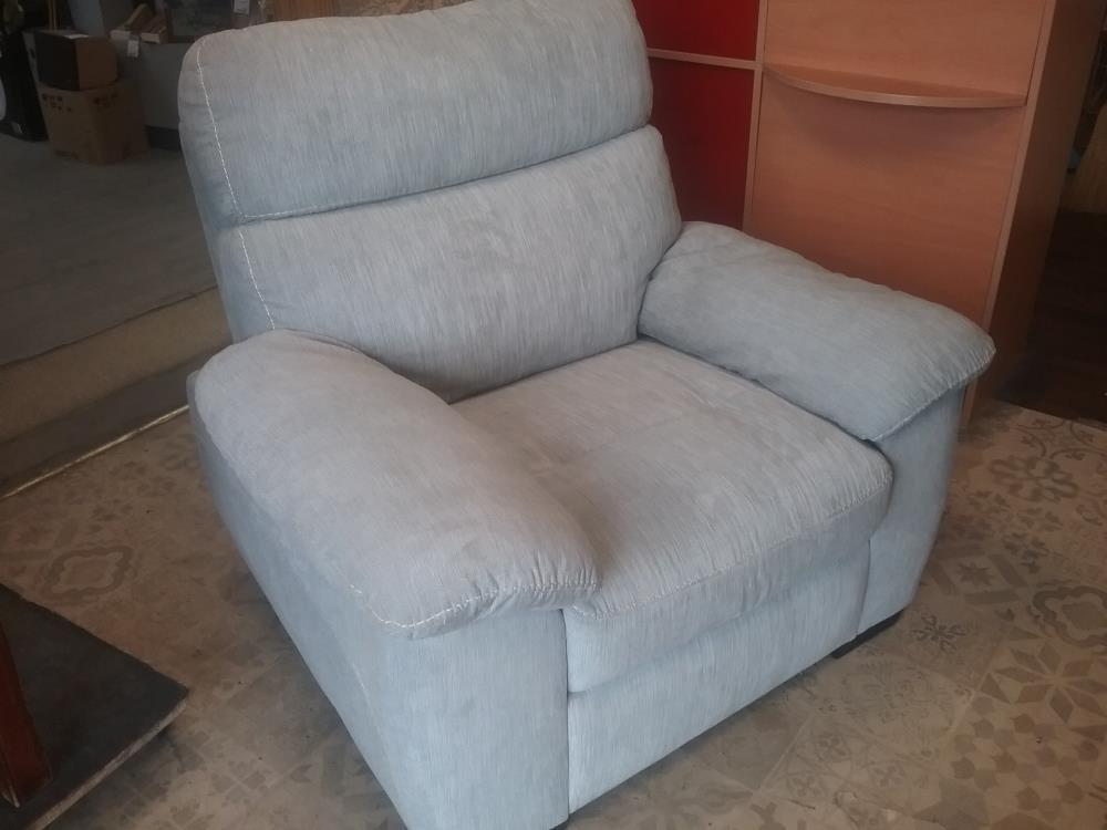 FAUTEUIL TISSUS GRIS