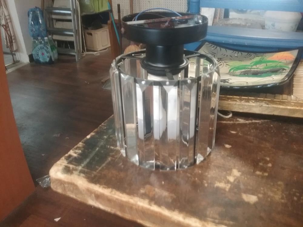 LUSTRE MODERNE VERRE