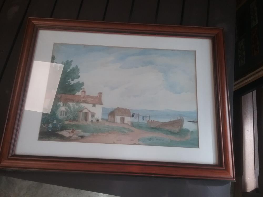 AQUARELLE BORD DE MER