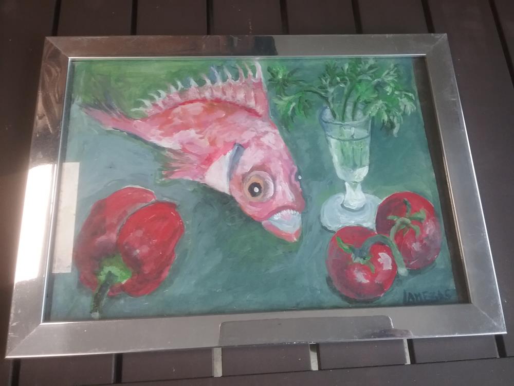 CADRE POISSON LAMEZAS