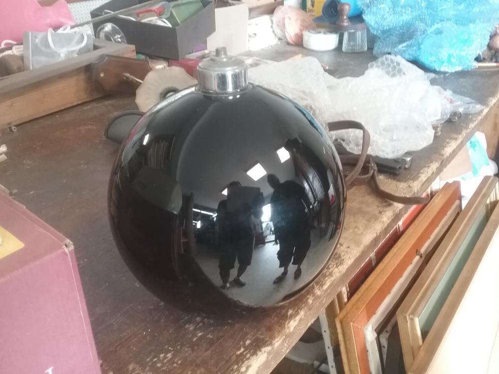 PIED DE LAMPE BOULE TCHEQUE