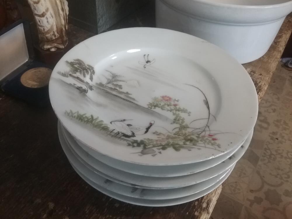 6 ASSIETTES ASIE 