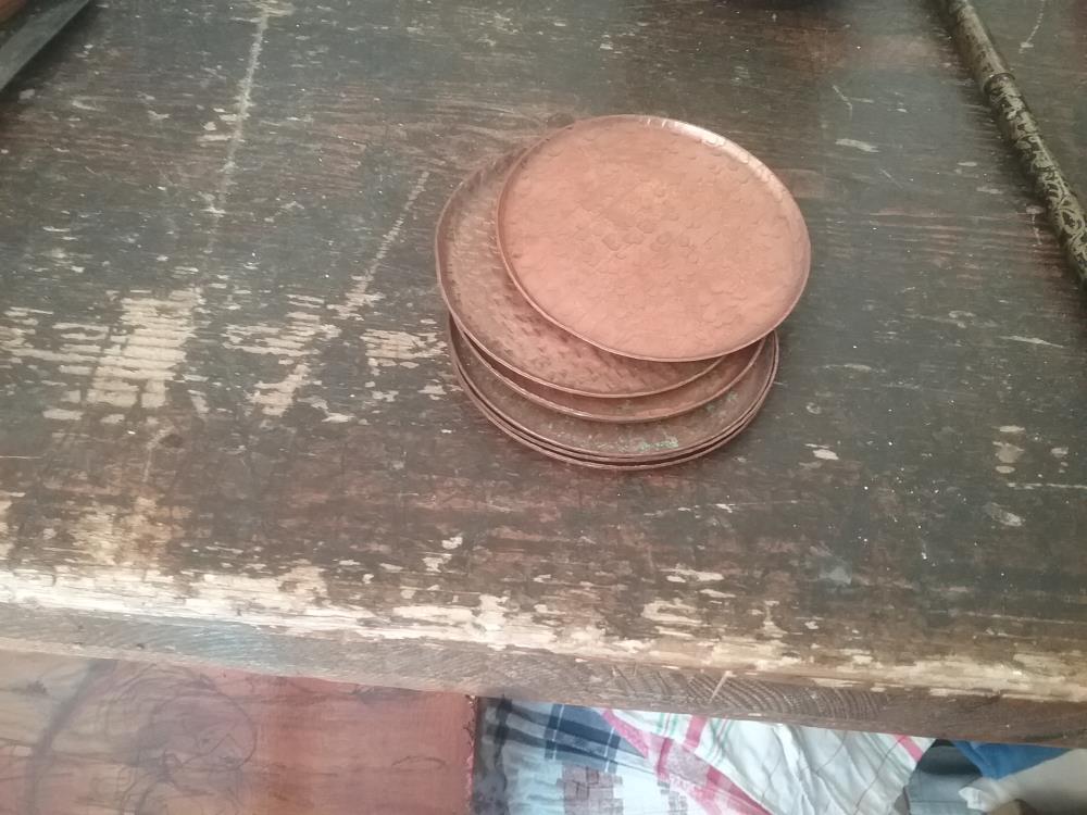 6 SOUS VERRES CU