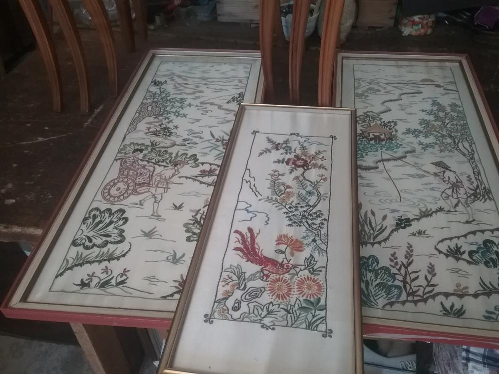 TABLEAU BRODE ASIE