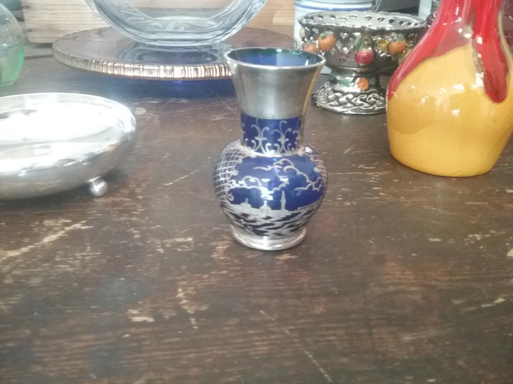 VASE BLEU VENISE 