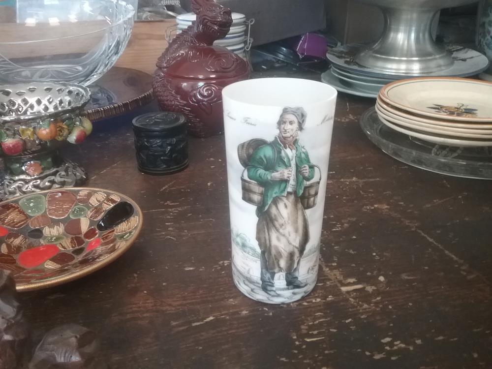 VERRE VIEUX METIER OPALINE