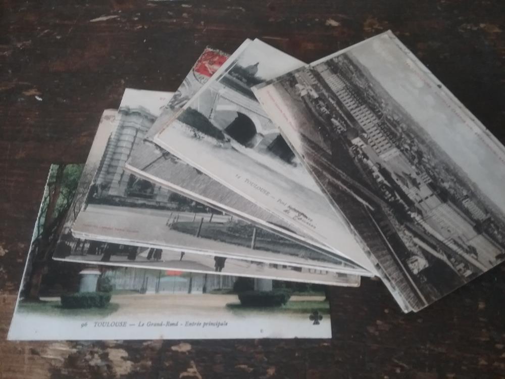 LOT 18 CARTES TOULOUSE