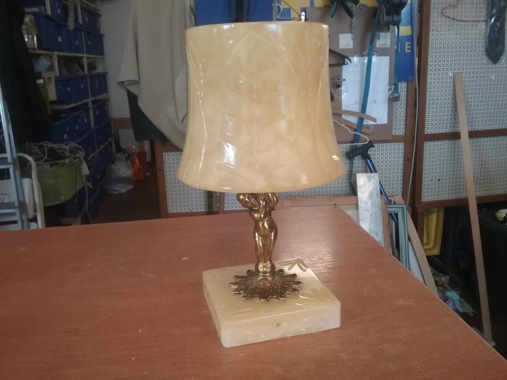LAMPE ANGELOT ALBATRE