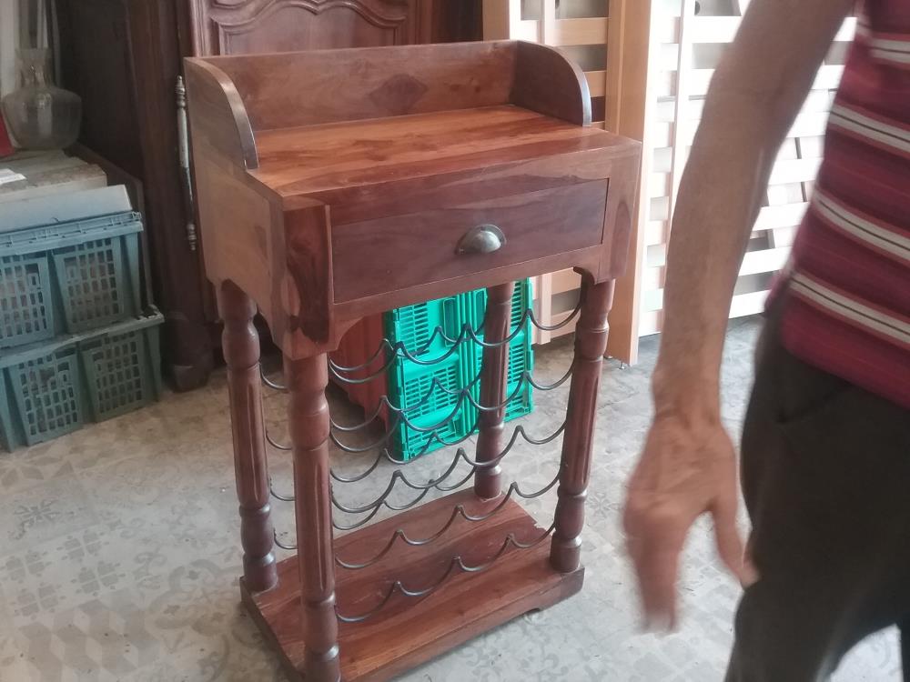 MEUBLE BOUTEILLE EXOTIQUE 