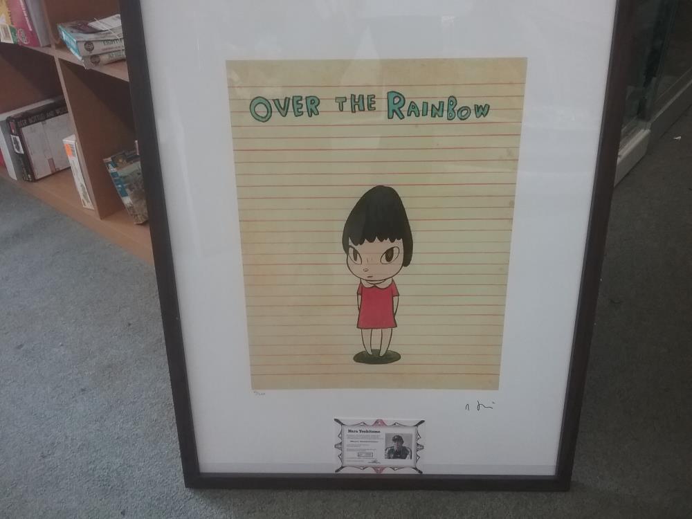 LITHOGRAPHIE SIGNEE NARA YOSHITOMO 60/300 AVEC CERTIFICAT D'AUTHENTICITÉ 
