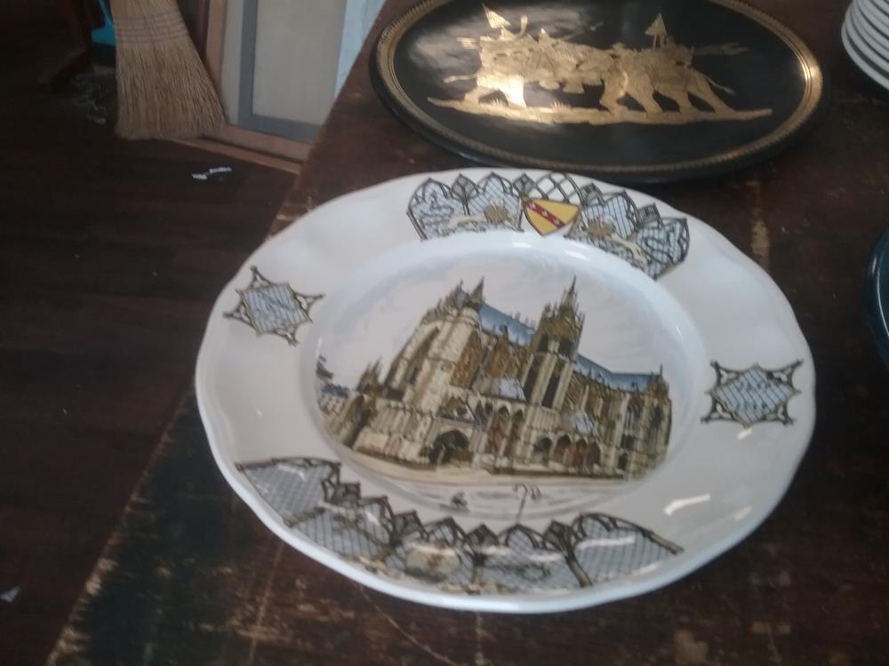 ASSIETTE CATHÉDRALE METZ LUNEVILLE