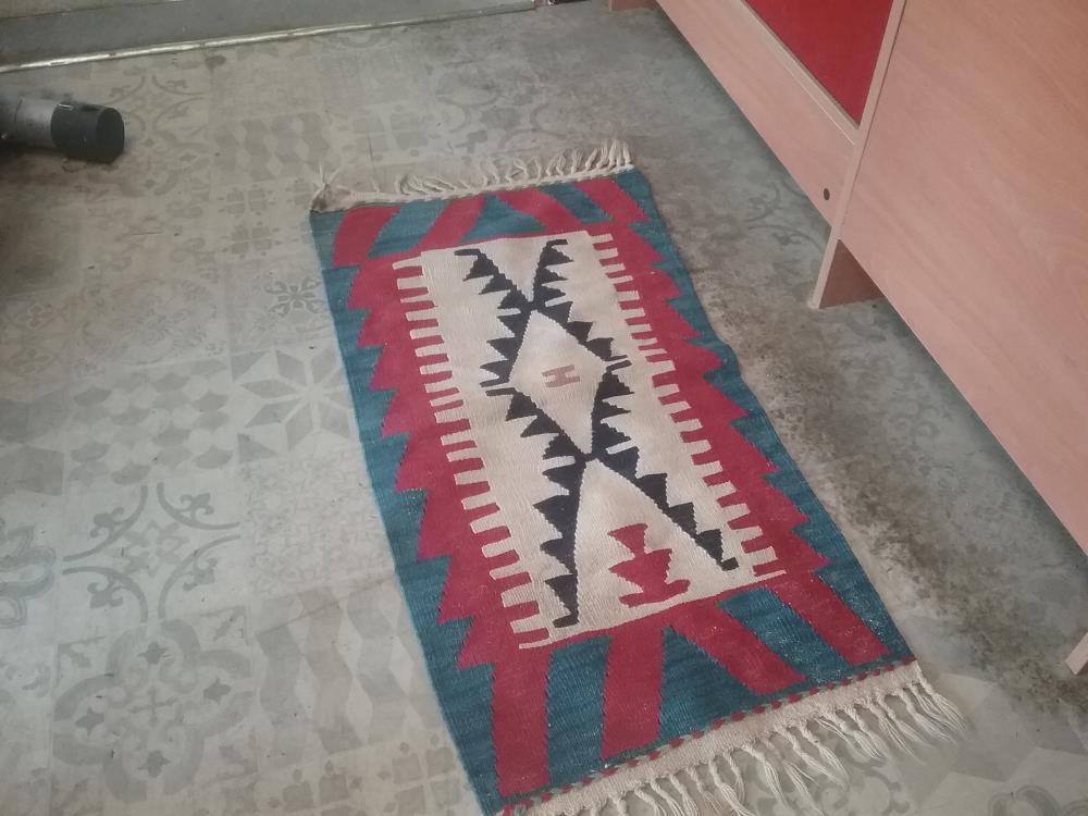 PETIT TAPIS KILIM 50X100 FAIT MAIN