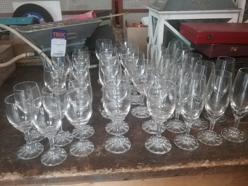 36 VERRE VILLEROY ET BOCH