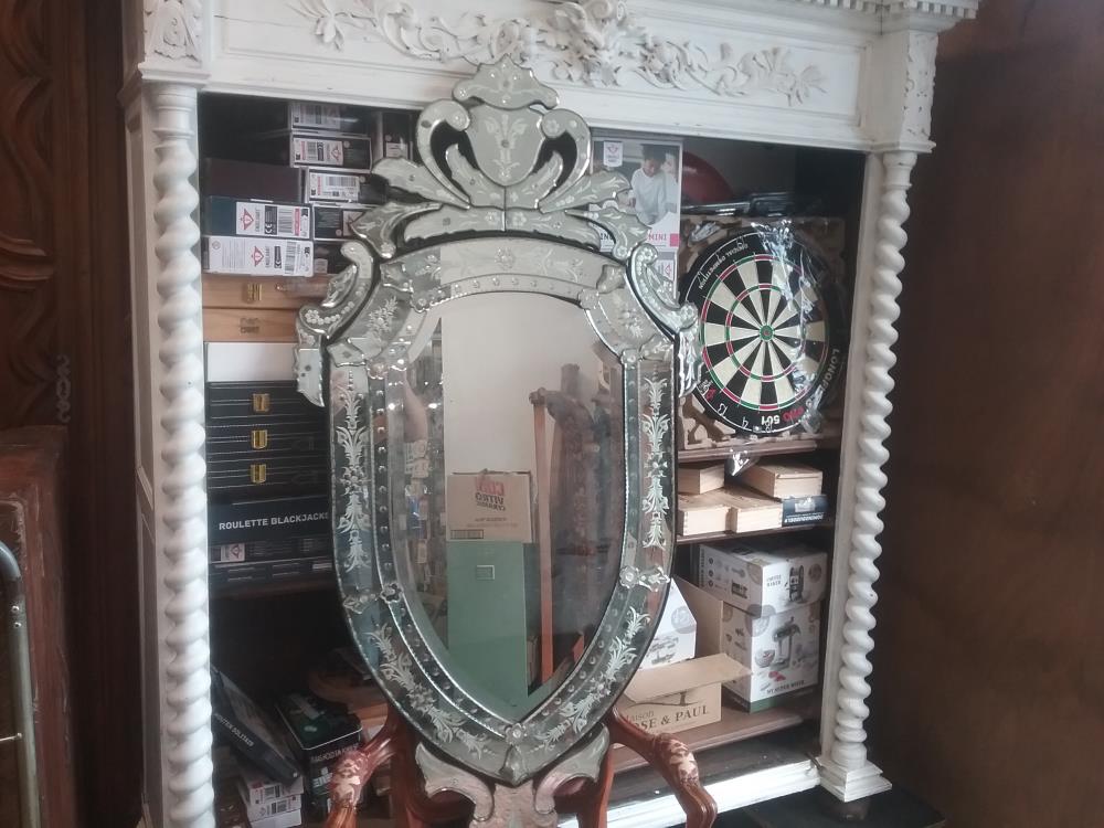 MIROIR VENITIEN BLASON