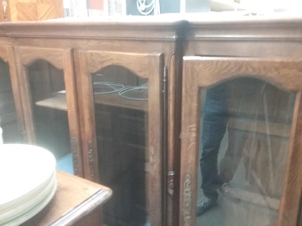 BUFFET DOUBLE CORPS  CHENE MASSIF 8P