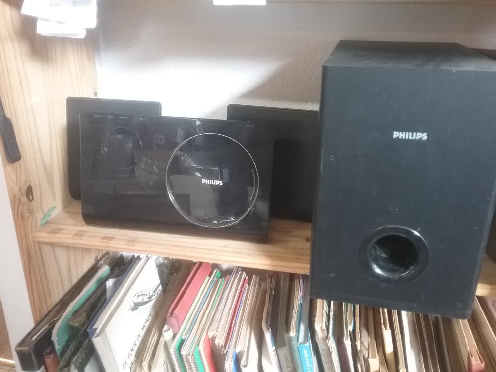 LECTEUR CD VERTICAL PHILIPS AVEC CAISSON