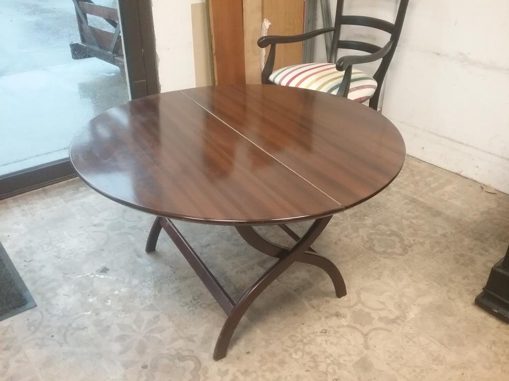 TABLE PLIANTE DANOISE AN 60 ACAJOU