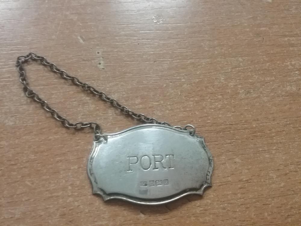 MEDAILLON ARGENT ANGLAIS