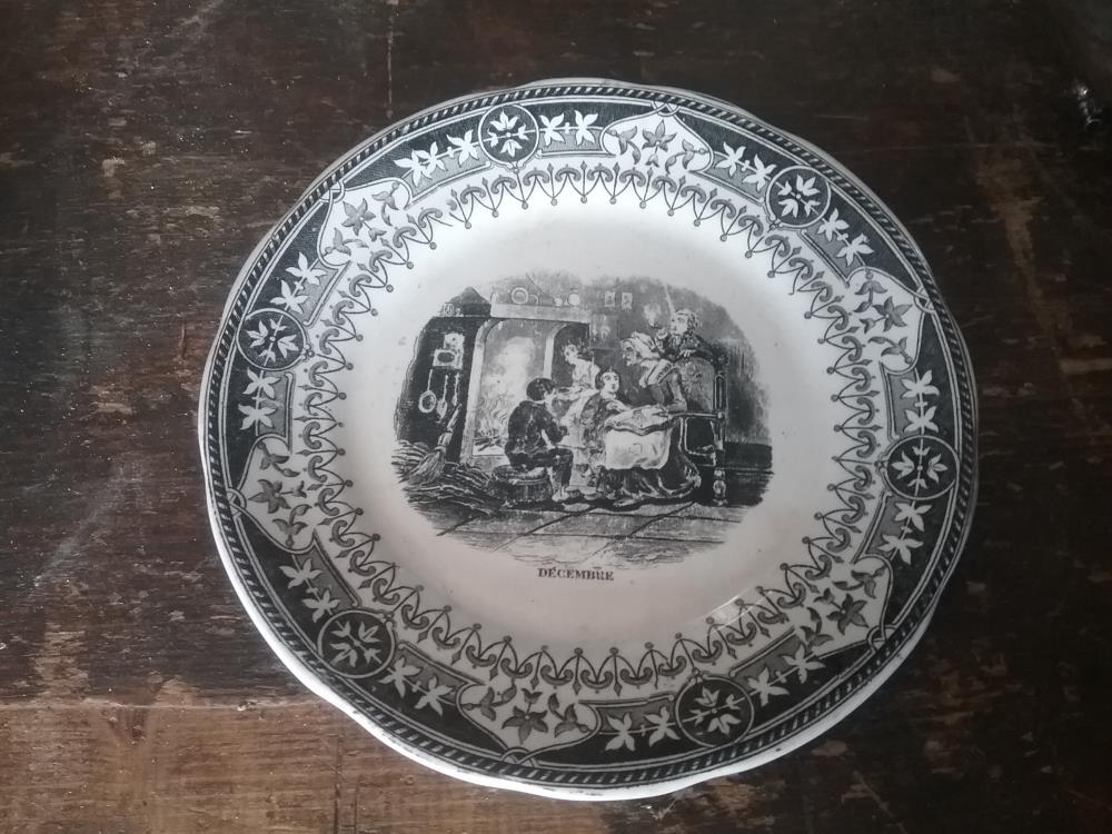 ASSIETTE DIGOIN SARREGUEMINE 