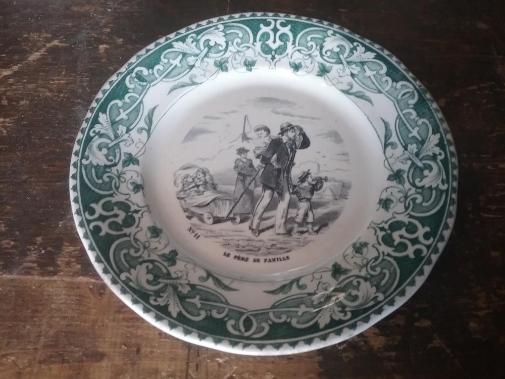 ASSIETTE CREIL ET MONTEREAU